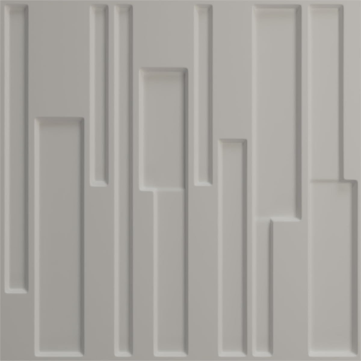 Ekena Millwork 19 5/8"W x 19 5/8"H Wigan EnduraWall Decorative 3D Wall Panel, Satin Hunt Club Green (Covers 2.67 Sq. Ft.