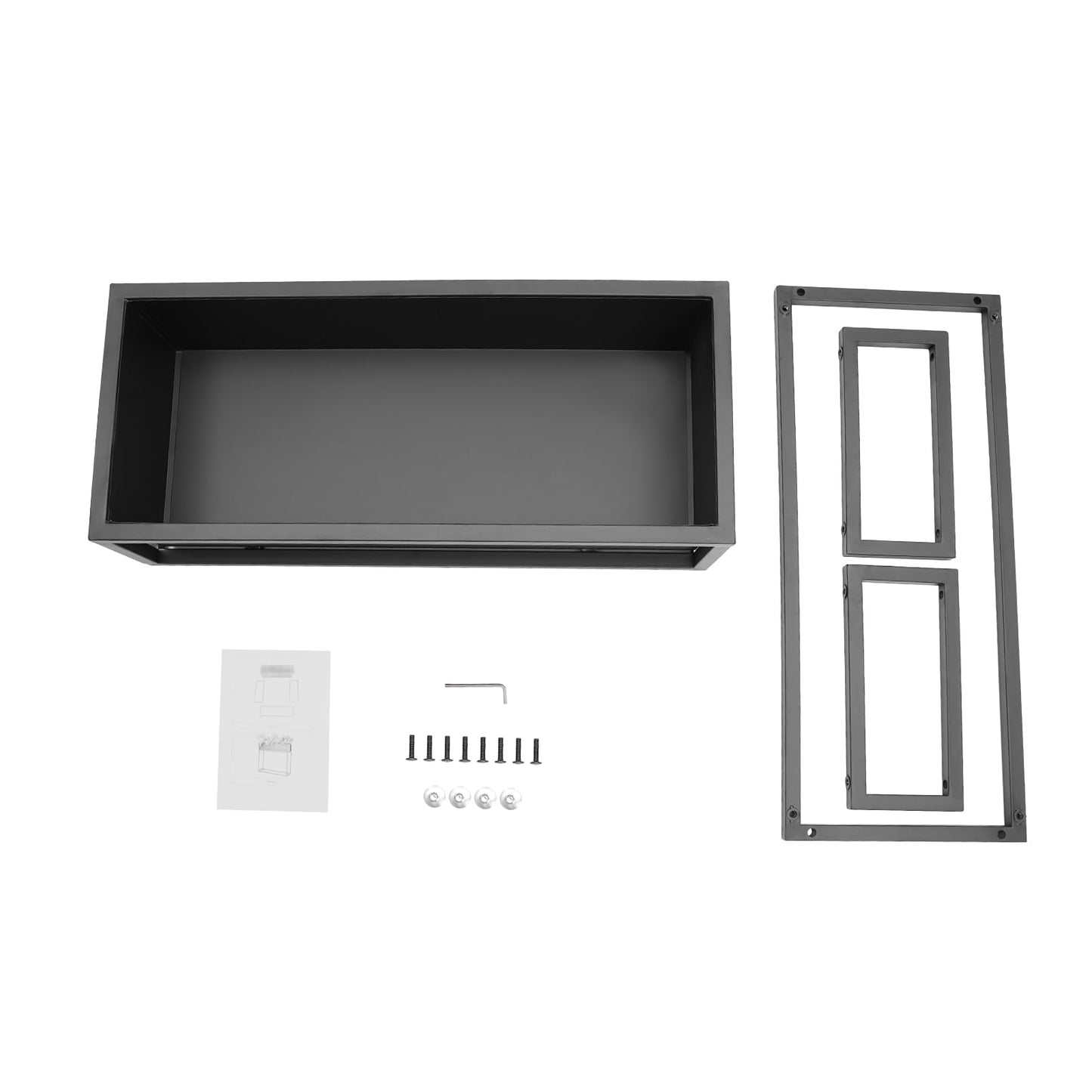 Ongniong Outdoor Elevated Planter Box Rectangle Raised Garden Bed 29" x 12" x 14" Carbon Steel Metal Planters with Drainage for Herbs and Flowers All-Weather Flower Beds for Patio