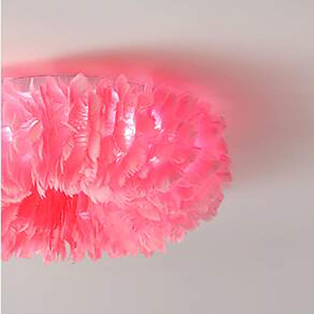 EUUDROBY Nordic Art Ceiling Light Fixture Modern Feather Decorative Ceiling Lamp Children's Room Bedroom Pendant Light 8 Lights E27 Flush Mount Hanging Lamp