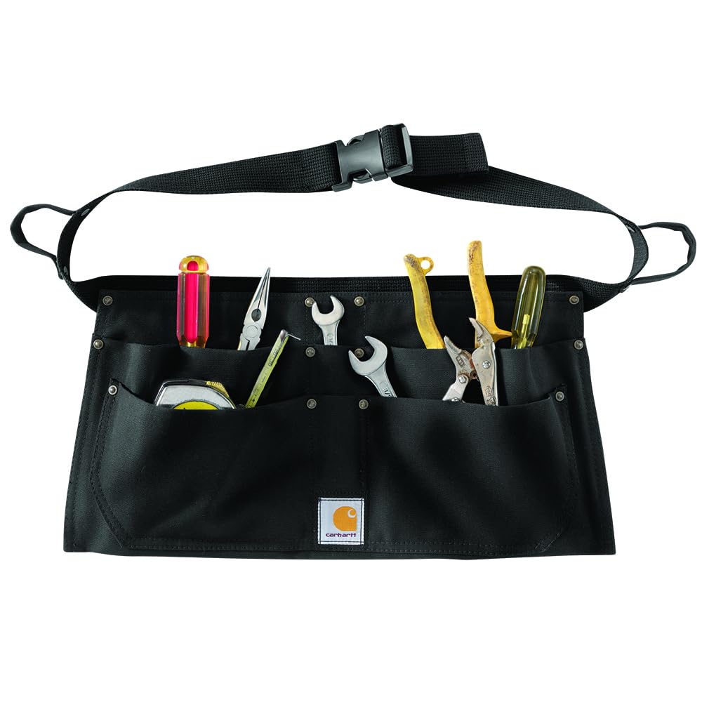 Carhartt Men's Firm Duck Waist Apron, Black, Medium