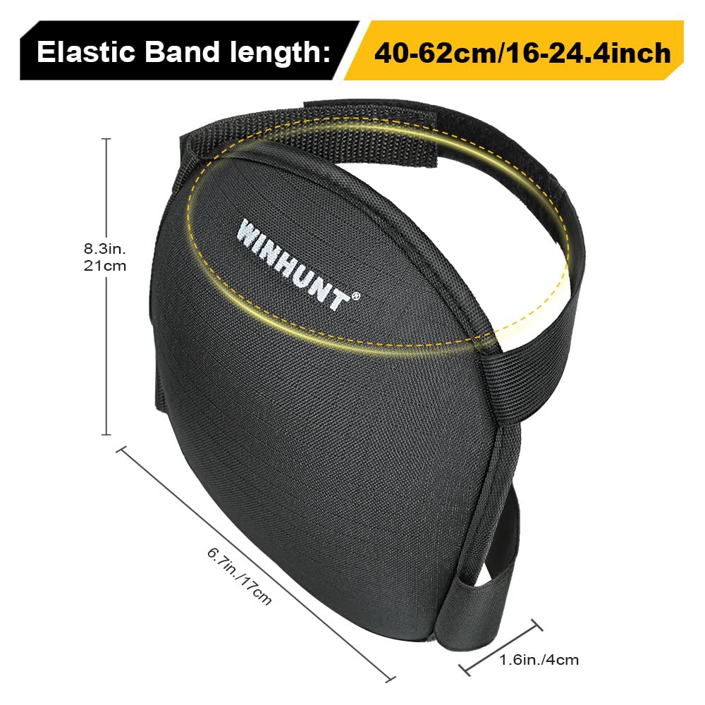 winhunt Professional Gel Knee Pads, Work Pads Work for Gardeners, Workers, Sports, with Adjustable Straps