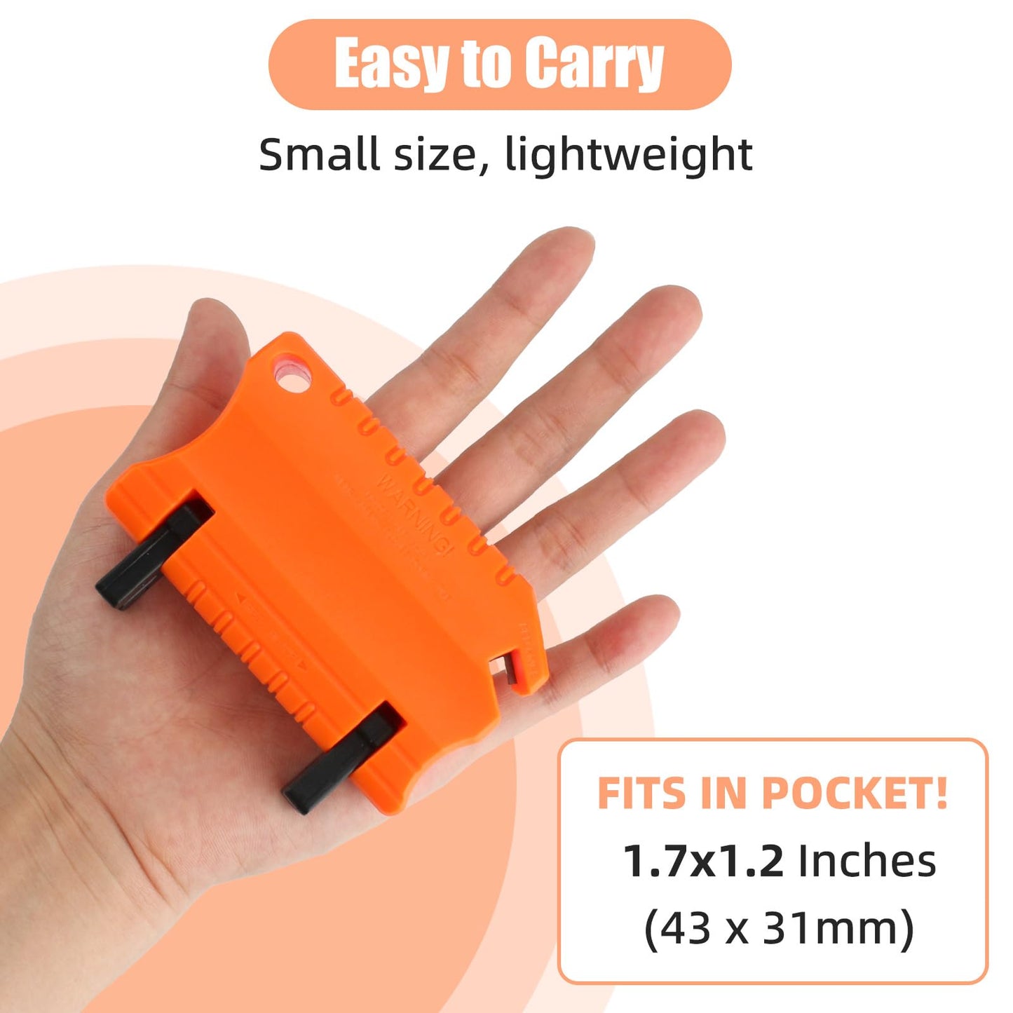 Reel Mower Blade Sharpener Kit - Orange