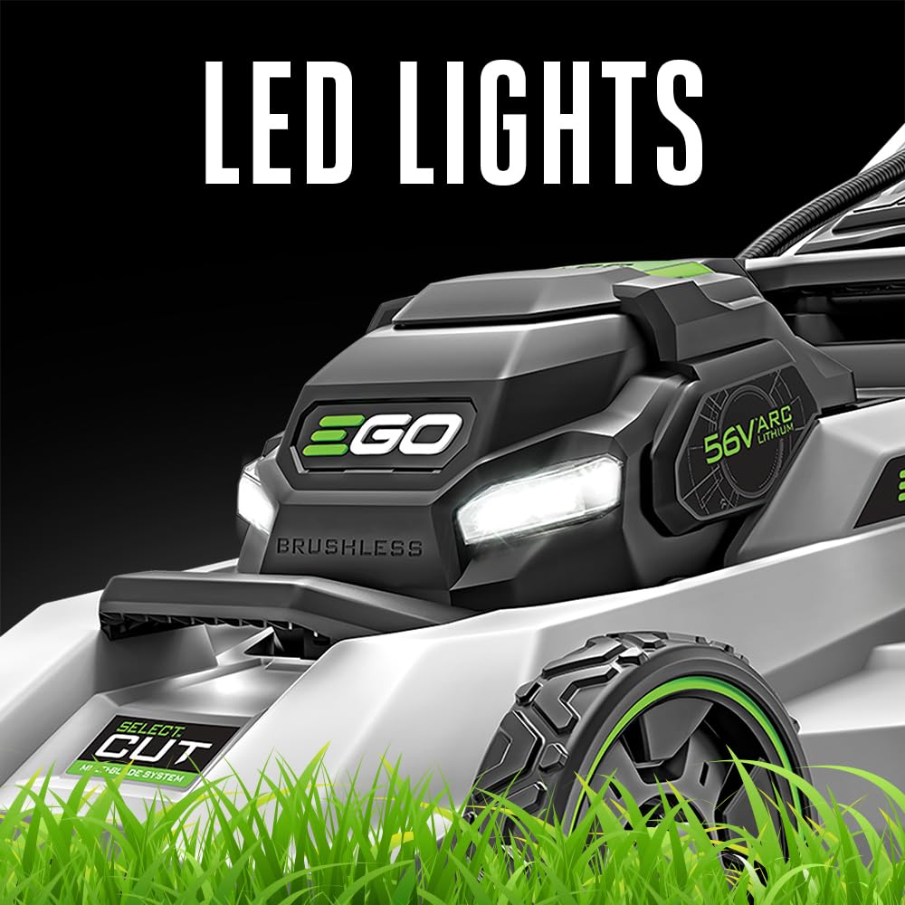 EGO POWER+ Cordless Electric Lawn Mower, Self-Propelled, Includes 56V 7.5Ah Battery and Rapid Charger (LM2135SP) Plus Extra 5.0Ah Battery (BA2800T)