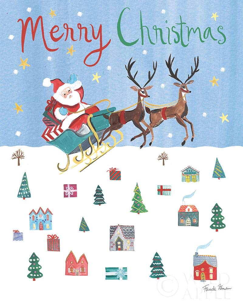 Posterazzi Collection Holiday Festivities Iv Poster Print by Farida Zaman (24 x 30)