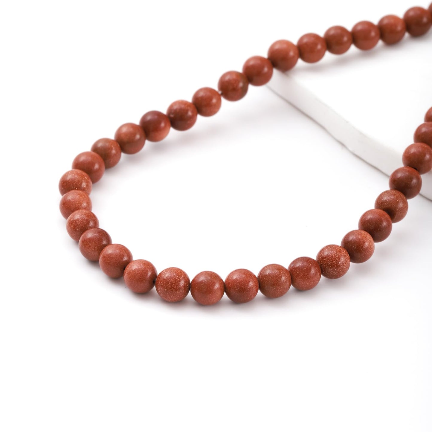 10mm 38pcs DIY Natural Gold Sandstone Beads Round Healing Crystal Gemstone Loose Beads for Jewelry Making Handmade Bracelet Necklace