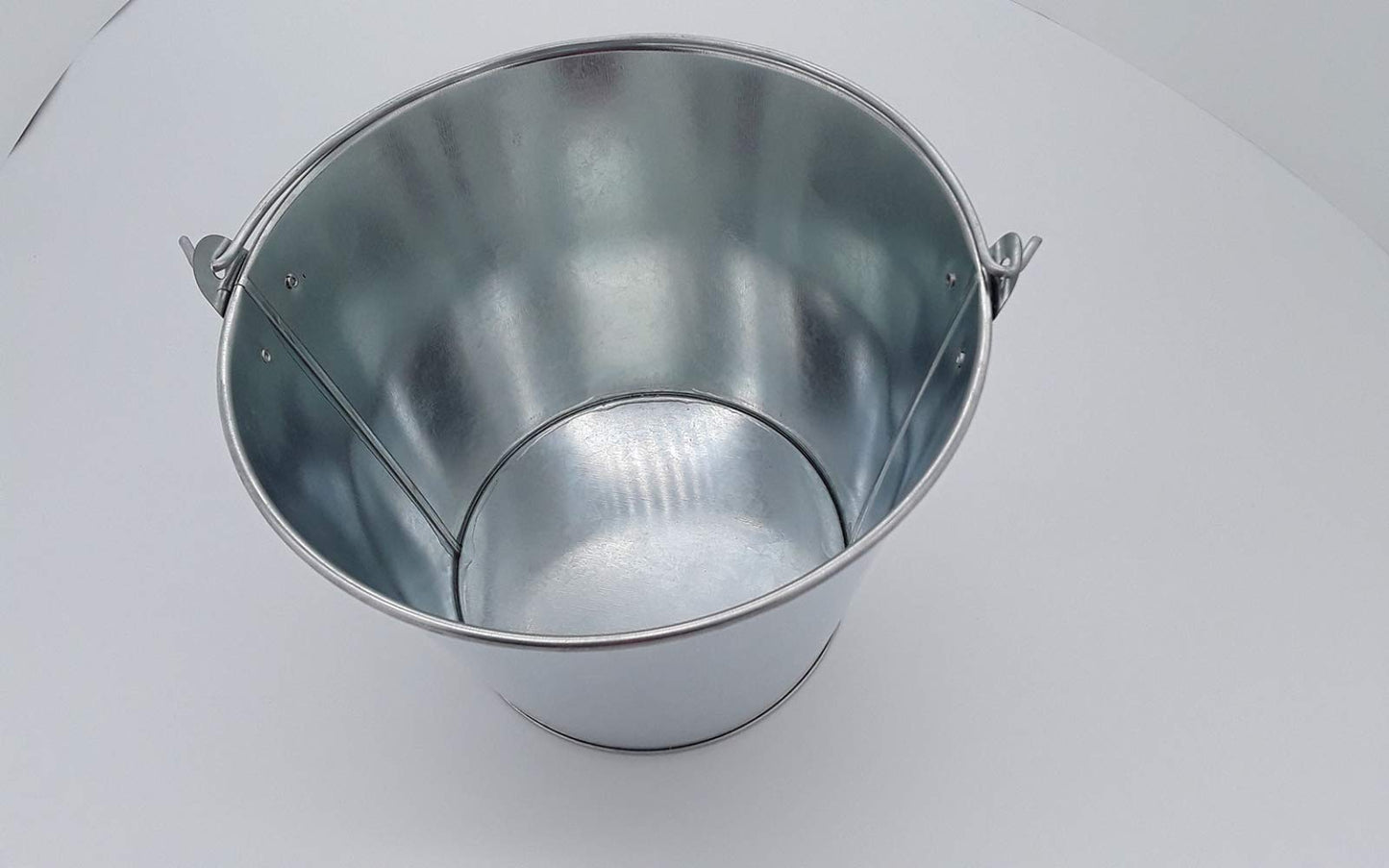 IMC Metal Galvanized Ice Bucket | Large | Silver | 5-Quart | Perfect for Parties and Tailgates