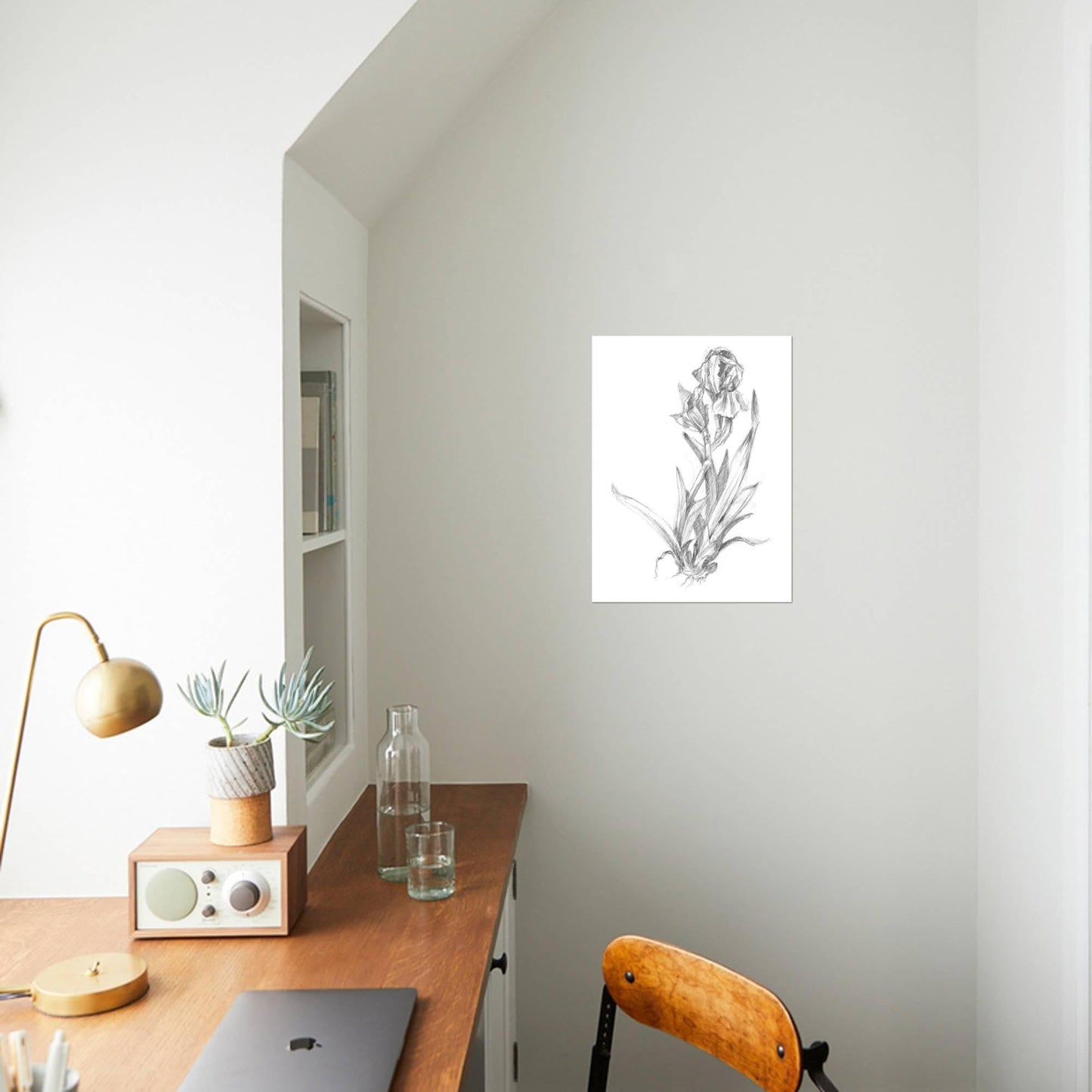 ART.COM Wall Art Prints Botanical Sketch VI by Ethan Harper, Botanical Decor, 12" x 16"
