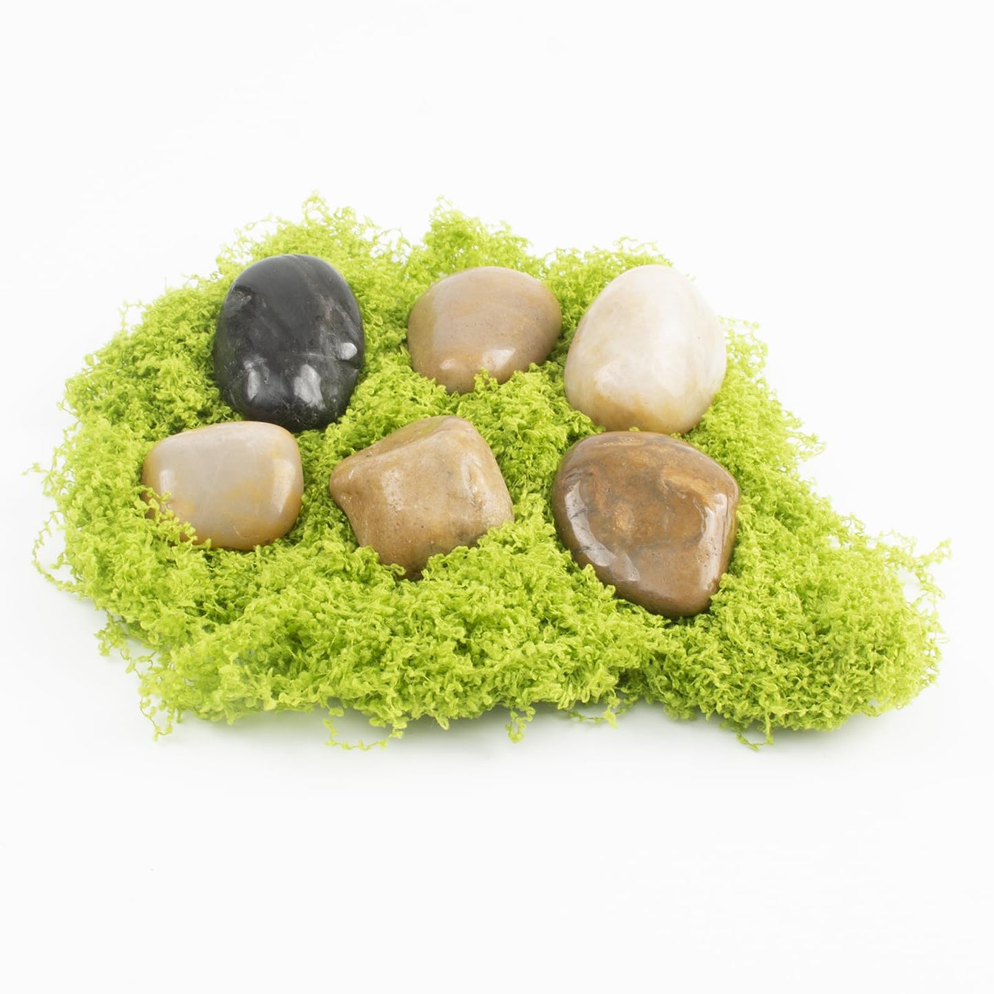 20lbs 1-2 Inch River Rocks, Decorative Mixed Pebbles for Garden Landscaping, Indoor Plants, Fish Tanks, Vases, and Succulents – Ideal for Home Decoration and Outdoor Gardens (Weight : 20 LB, Mixed)