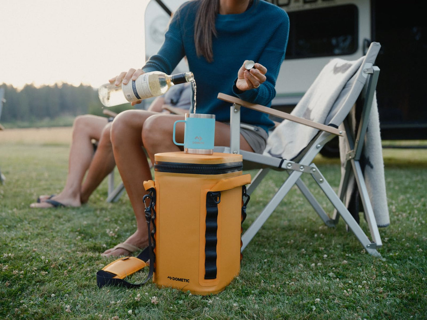 PCS 9 Premium Soft Cooler, Insulated Leakproof Softsided Cooler Bag, Portable Ice Chest, Slate
