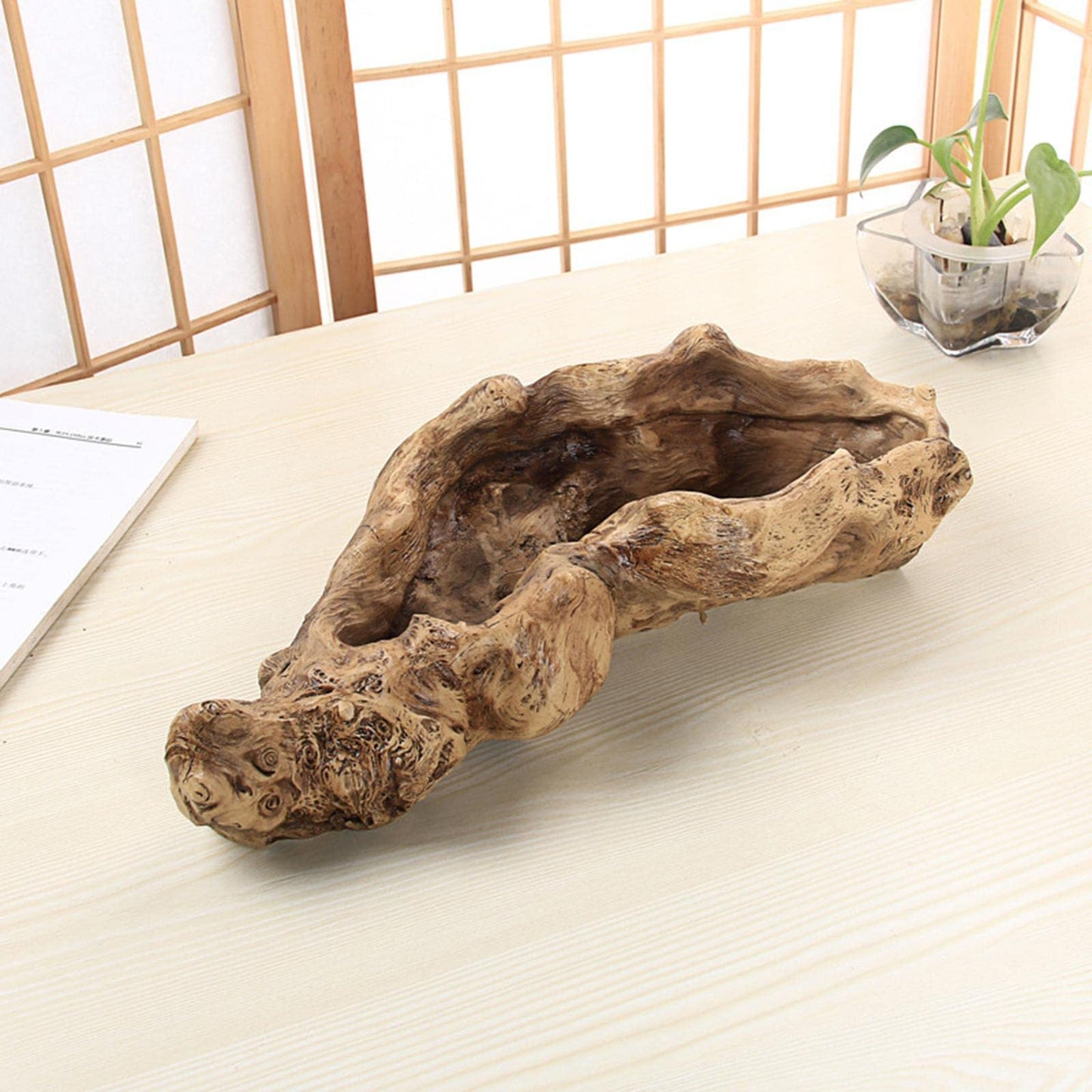 Holder in Driftwood for Indoor Decoration