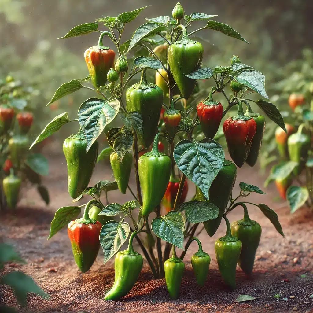 Live Plant - Jalapeño (Capsicum Annuum) 12″- 24″ Inches Tall