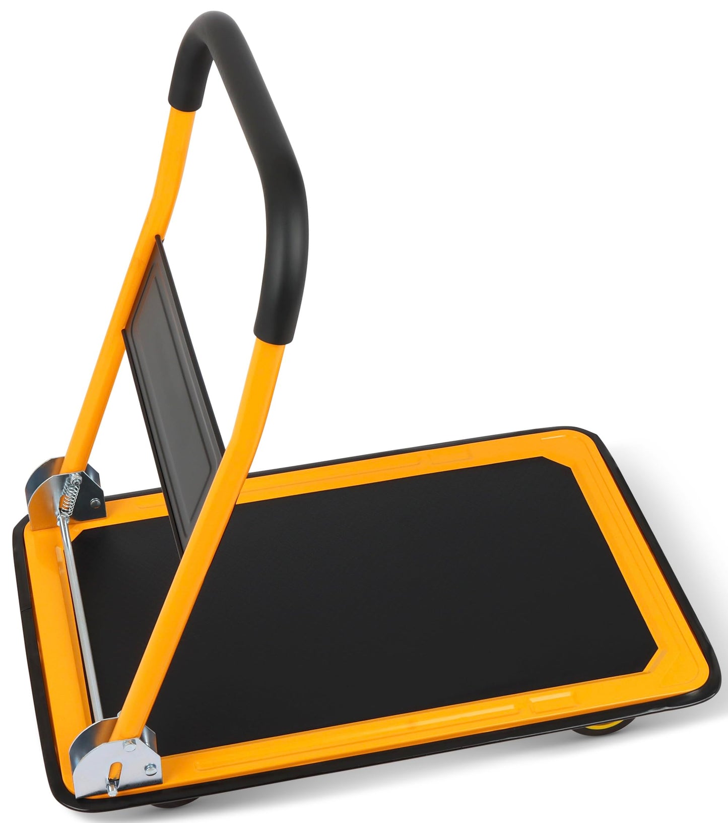 Simpli-Magic Push Cart Dolly, 330 LBS – Foldable Moving Platform Hand Truck – Easy Storage, 360 Degree Swivel Wheels Flat Bed Cart