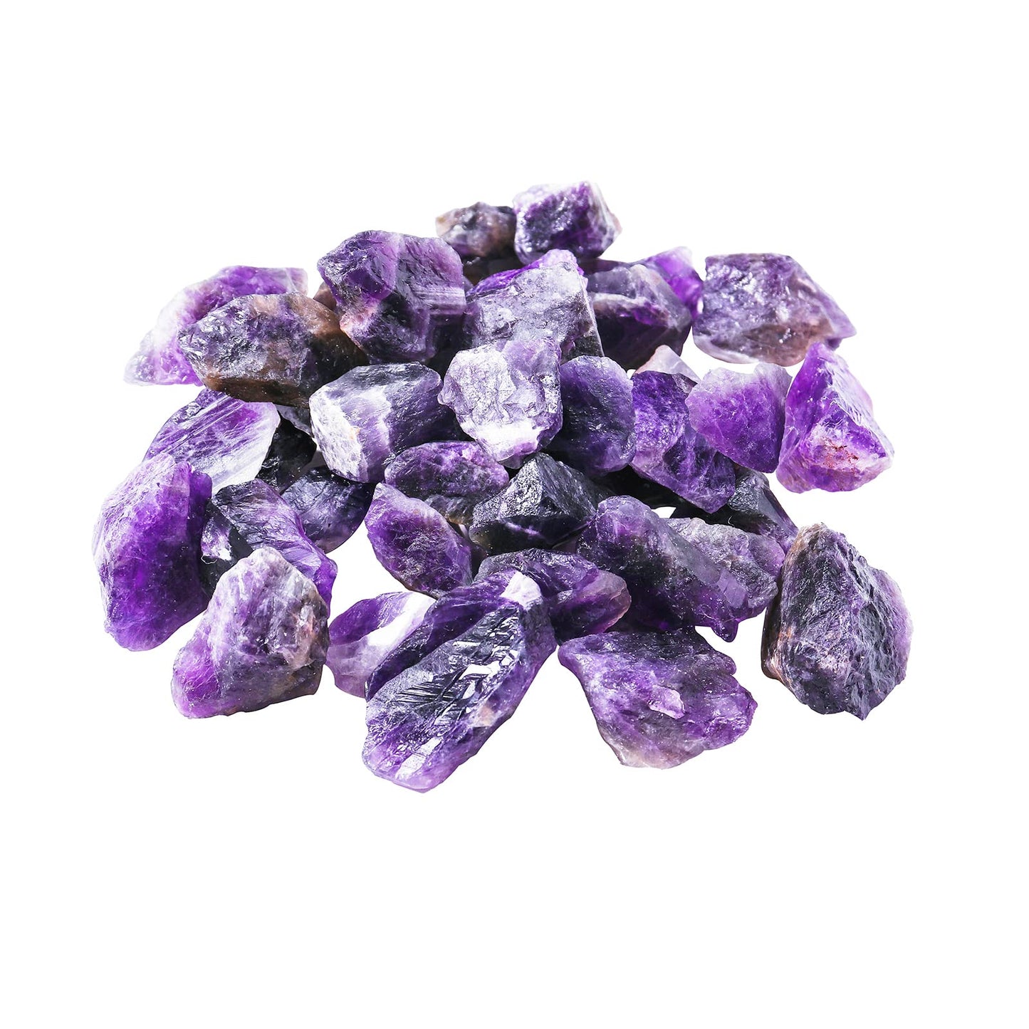 Apengshi Amethyst Healing Crystal Rough Stone 0.97lb(440g) Natural Crystal Raw Chakra Stone Meditation Reiki Collection