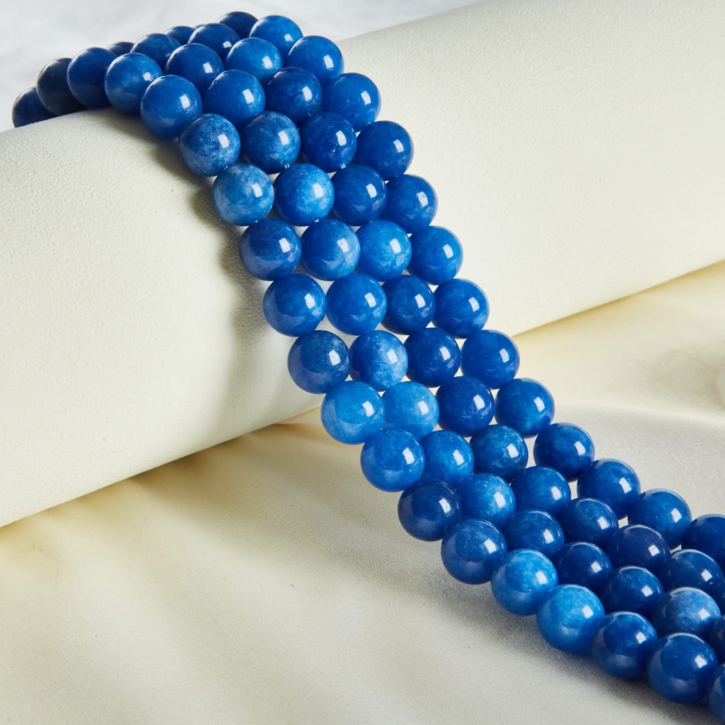 100pcs 6mm Kyanite Beads Natural Gemstone Beads Round Loose Beads for Jewelry Making