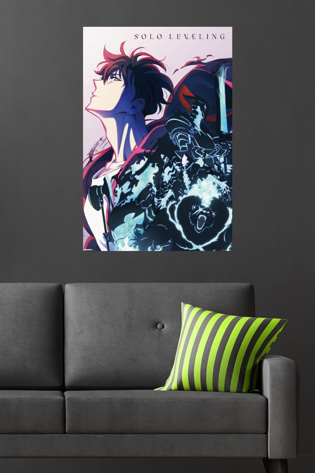 Solo Leveling: Season 2 - Teaser Key Art Wall Poster, 34L" x 22.4W", Unframed Version