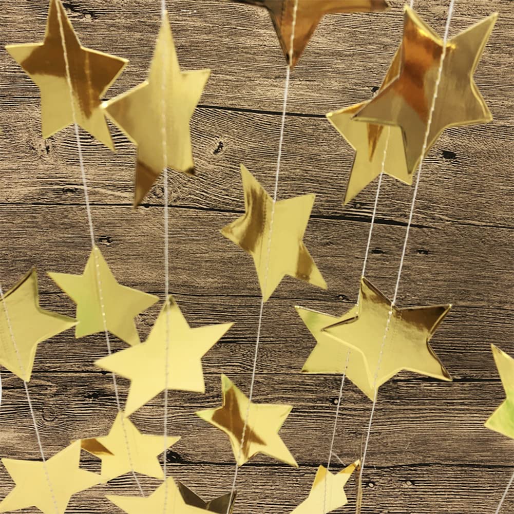 Sage Green and Pink Party Decorations Paper Lanterns Decorative Pink Gold Tissue Paper Pom Poms Sage Green Party Decorations Gold Star Garland for Baby Shower Bridal Shower Birthday Wedding Engagement