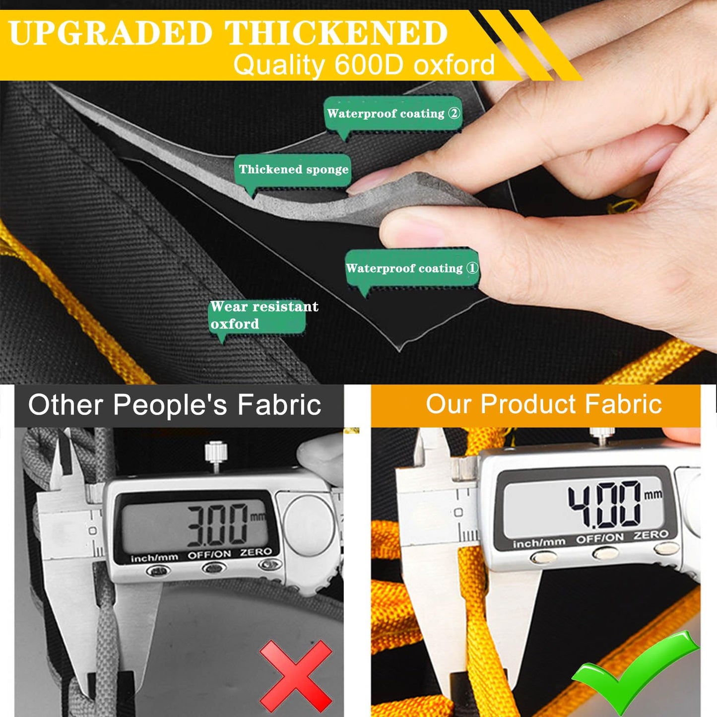 Tool Belt Pouch Carpenter Tool Belts for Men Women Utility Belt Tool Pouch With Belt Clip Adjustable Electrician Tool Belt Pouches Organizer With 3 pockets/1 Hammer Loop Canvas Garden Tool Apron Belt