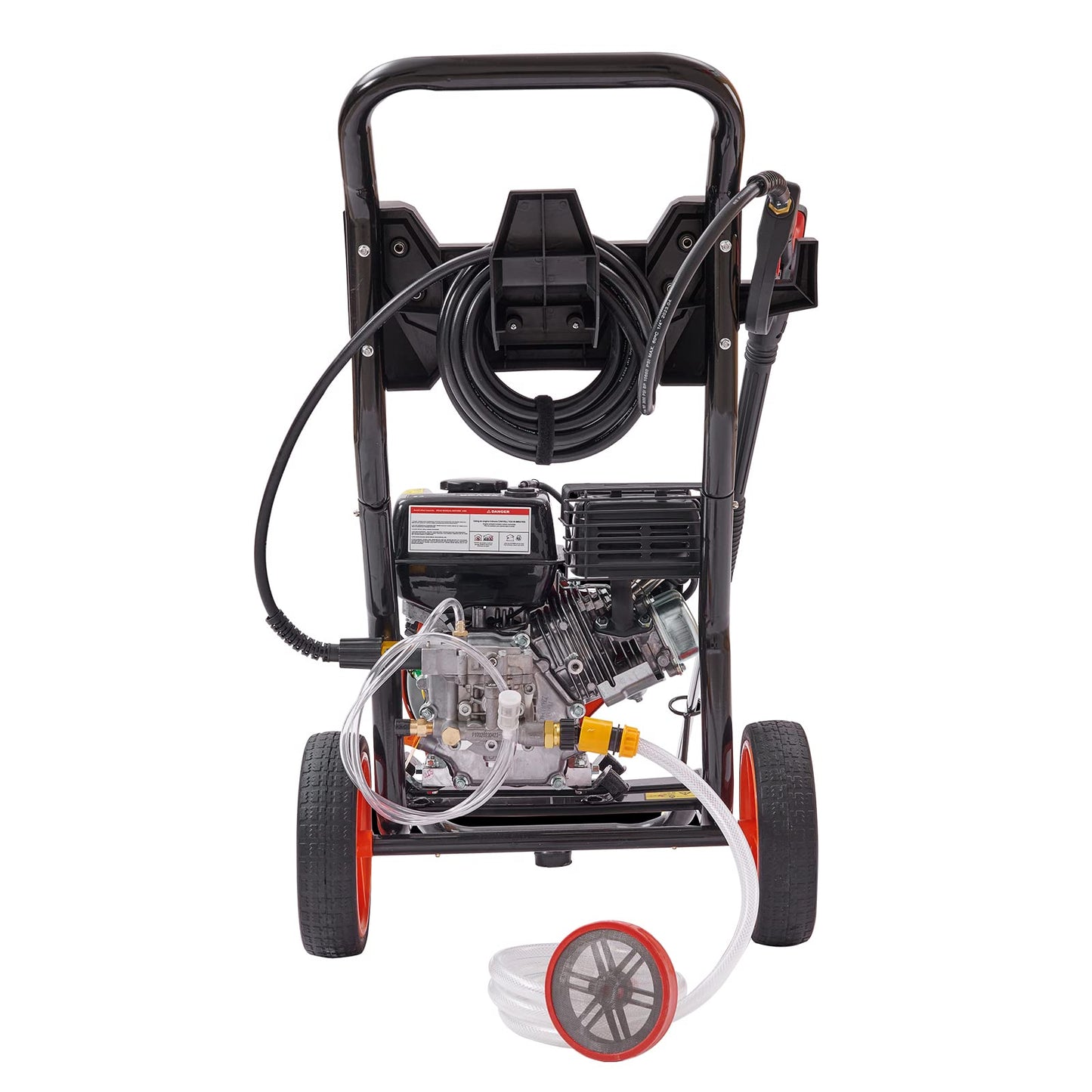 VEVOR Gas Powered Pressure Washer 3400 PSI 2.6 GPM, with Spray Gun and Extension Wand, 5 Quick Connect Nozzles, Copper Pump