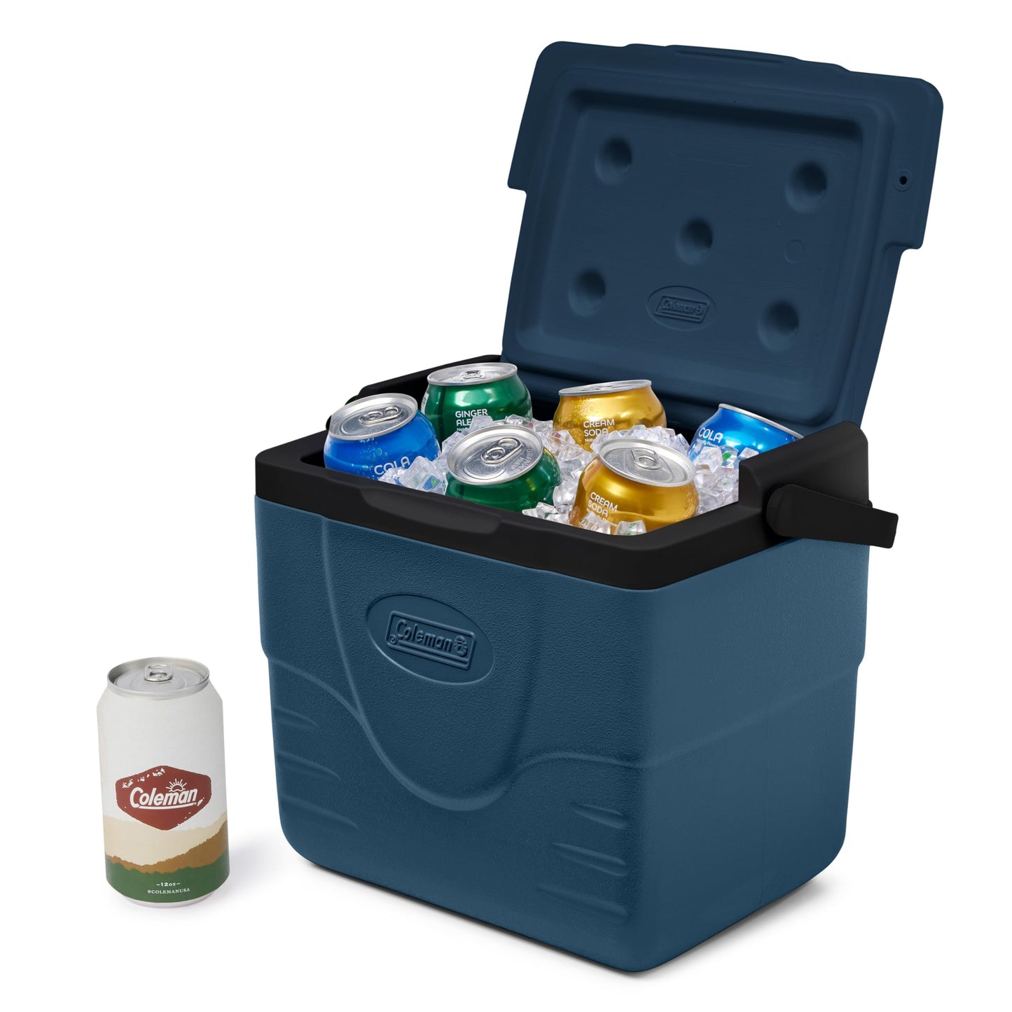 Coleman Chiller 9qt Portable Cooler with Ice Retention and 2-Way Heavy Duty Handles, Leak Resistant, Great for Camping, Concerts, Sports, and More, Sapphire