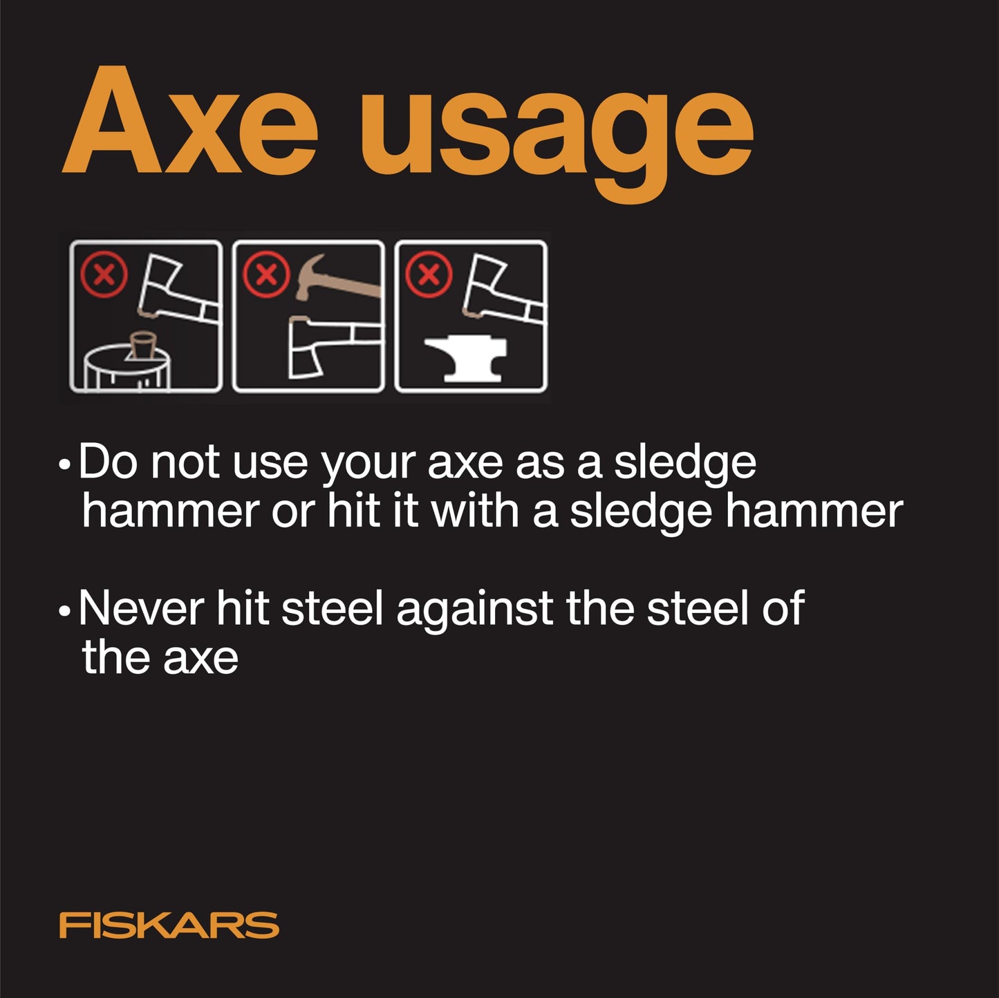 Fiskars X7 Small 14" Hatchet Axe with Sheath for Chopping Wood Kindling for Campfires, Outdoors & Camping, Insert-Molded Forged Steel Head, Low-Friction Blade, Shock Absorbing Handle & Non-Slip Grip