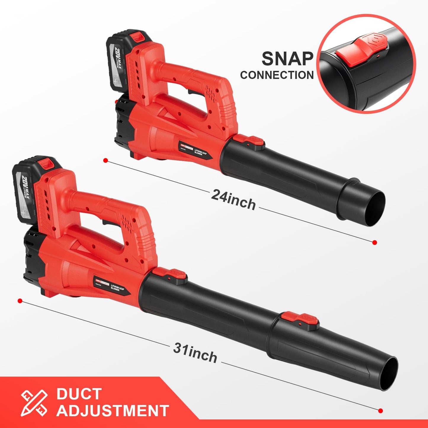 Leaf Blower Cordless, Electric Brushless Leaf Blower with 2 * 4.0Ah Battery Powered, Blowers for Lawn Care, Blower with Extension Nozzle, Battery Powered Blowers Leaf Cordless