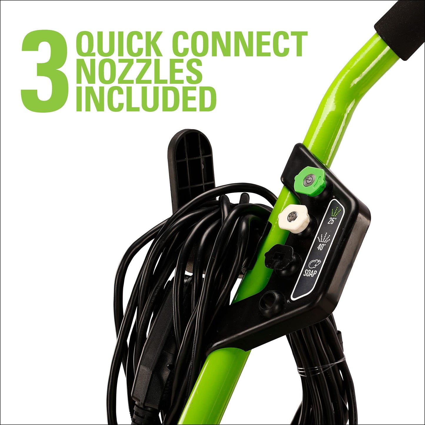 Greenworks 2000 Max PSI @ 1.1 GPM (13 Amp) Electric Pressure Washer GPW2000-1RG