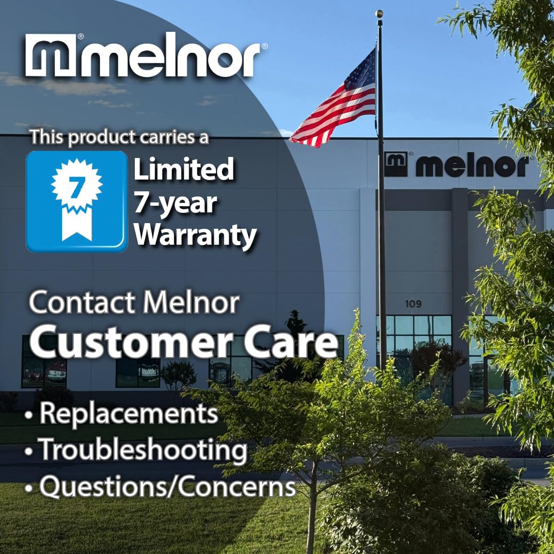 Melnor 65183AMZ Bluetooth Hose Timer, 2-Zone Programmable Watering Timer, Quick Connect Bundle, Black, Yellow