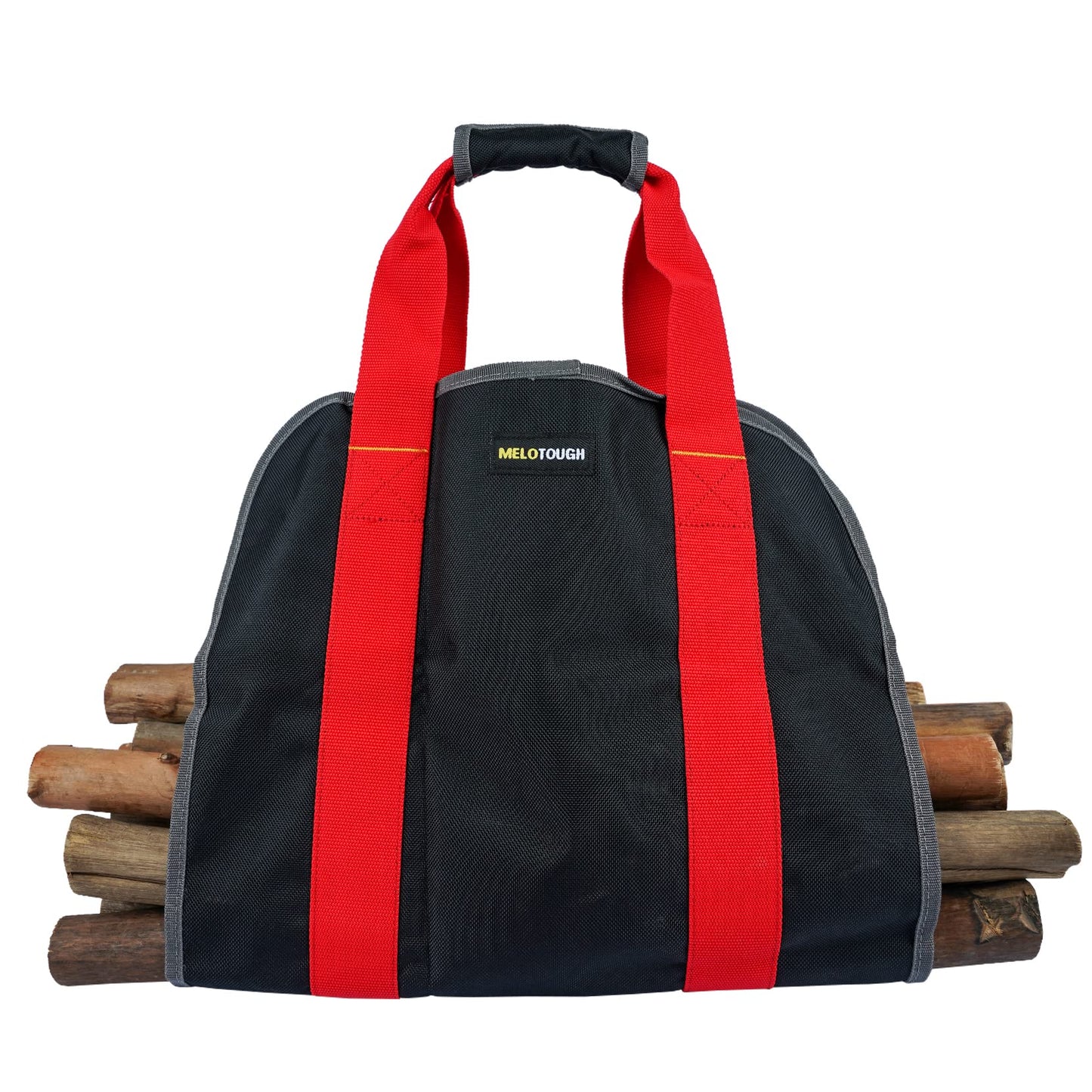 MeloTough Firewood Log Carrier Ballistic Log Tote Bag,Super Stronger Than Canvas Firewood Carrier Log Tote Bag