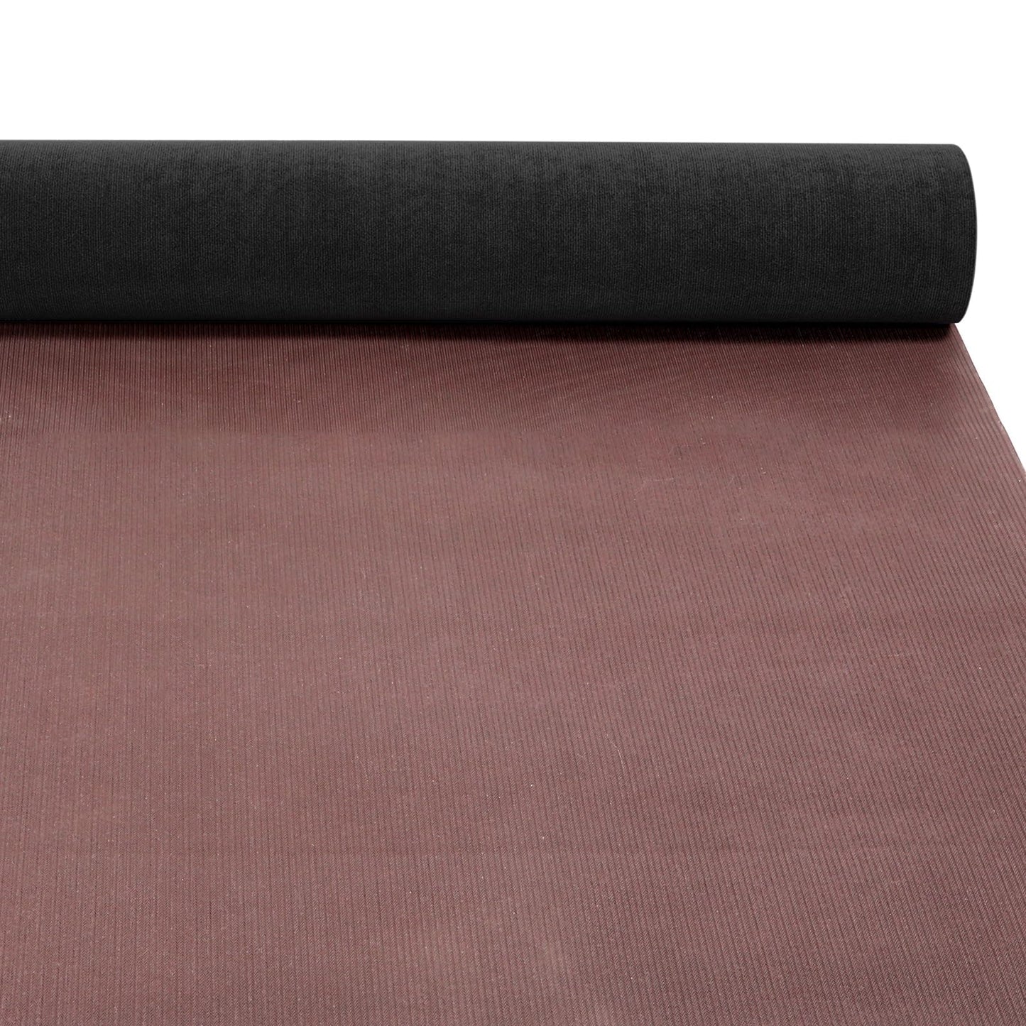 Grefinity Marine Carpet, 5 FT x 15 FT Black Indoor/Outdoor Rug 0.2" Thick TPE Backed Non-Slip Boat Carpet Roll for Home, Patio, Porch, Deck