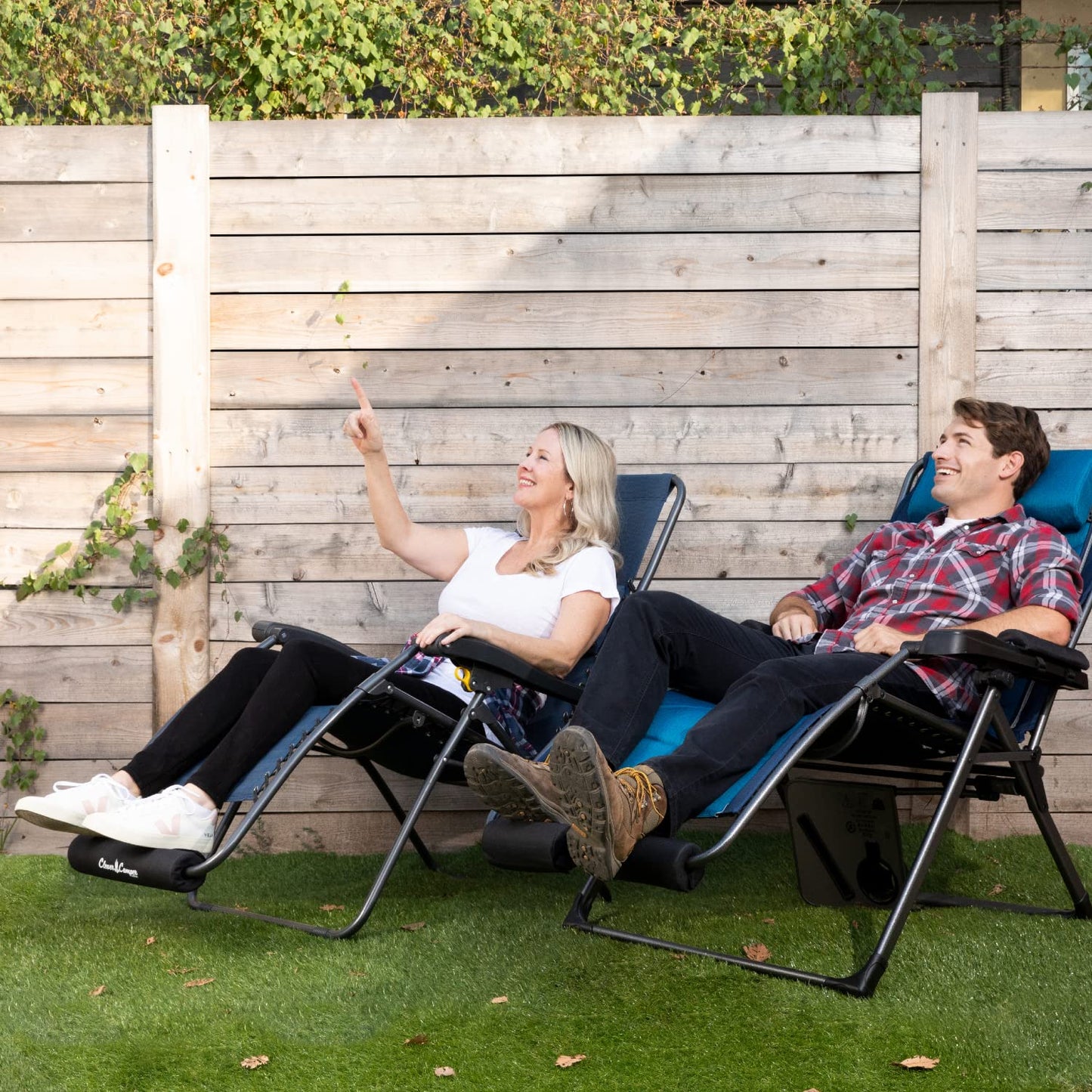 The Original Zero Gravity Chair Cushion for Foot Rest Allows You to Relax in Total Comfort – Great for Antigravity Outdoor Recliner, Folding Camping Chair with Foot Rest – Split, 2 x 8