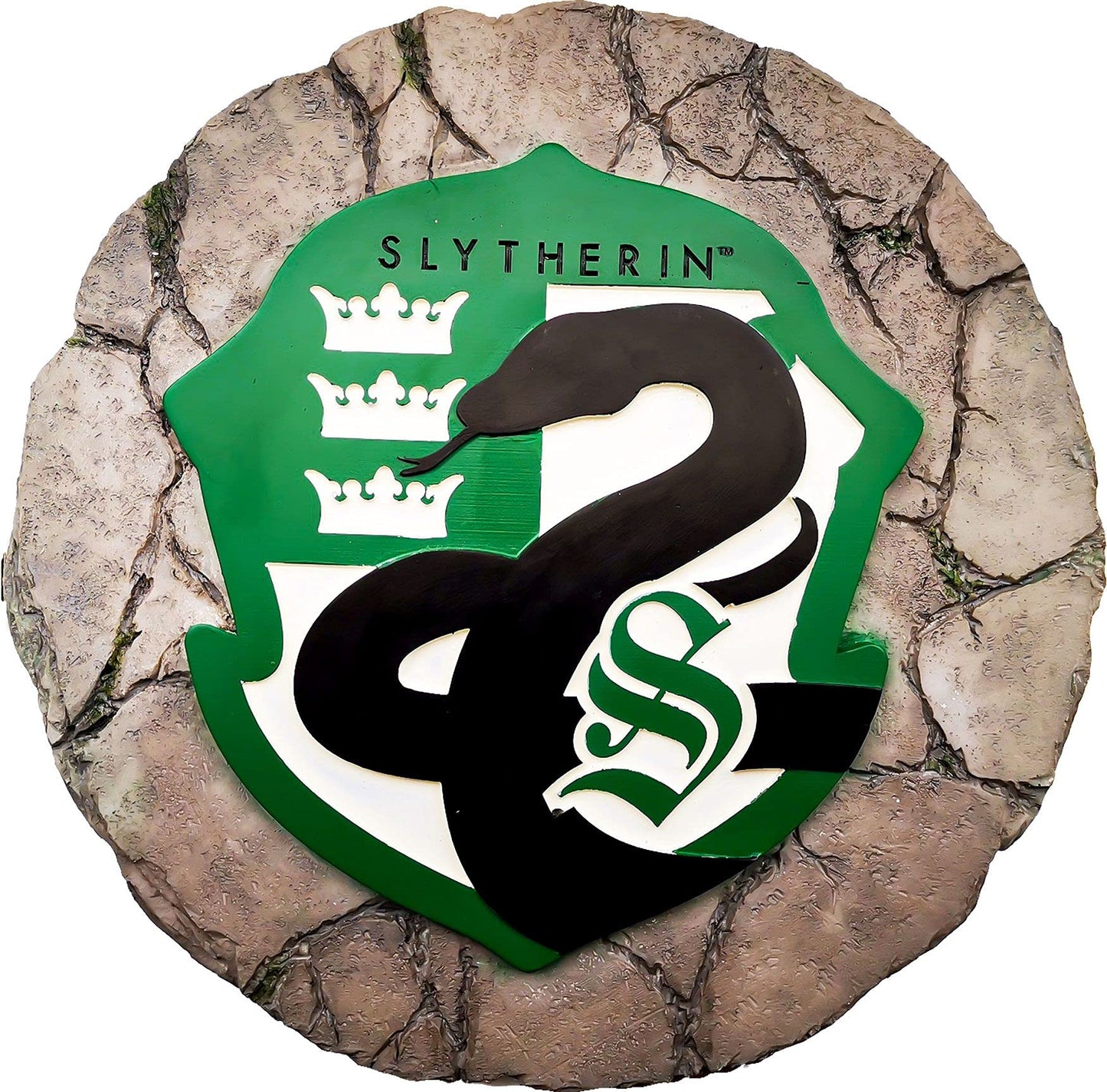 Spoontiques - Garden Décor - Harry Potter Slytherin Stepping Stone - Decorative Stone for Garden