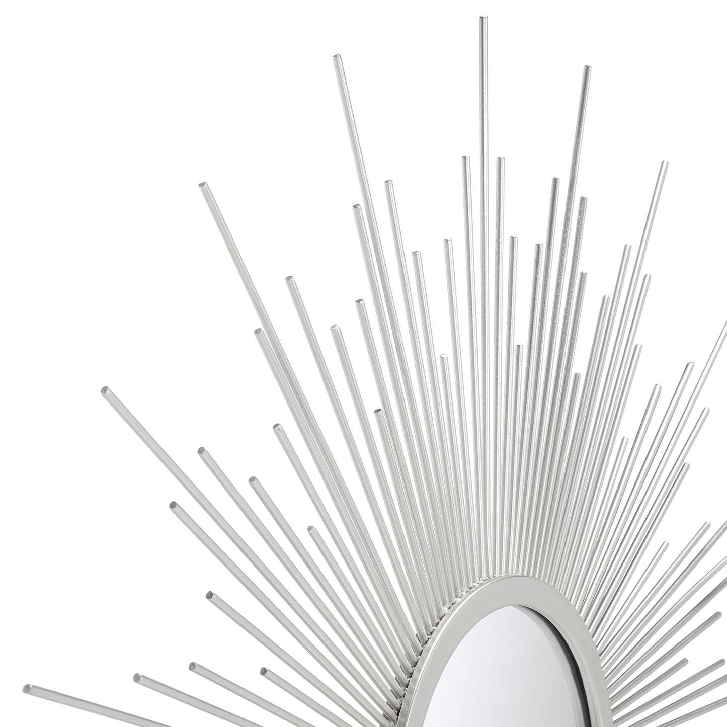 Safavieh Home Collection Alves 30-inch Champagne Sunburst Round Mirror