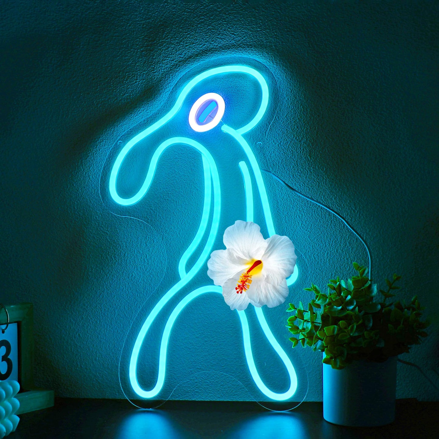 Bkuupau Neon Sign, Neon Signs for Wall Decor - Dimmable LED Light Signs Home Decor for Bedroom, Man Cave, Gaming Room, Party, Club, Bar Decoration - Christmas Halloween Easter Gift