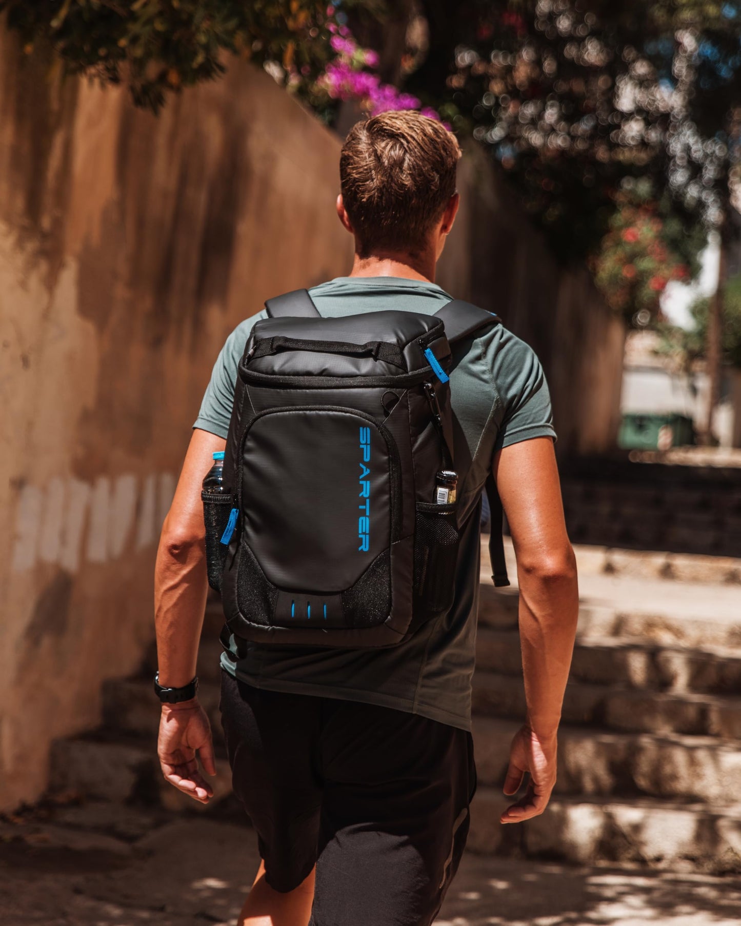 SPARTER Backpack Cooler Insulated Leak Proof 33 Cans, 2 Insulated Compartments Thermal Bag, Portable Lightweight Beach Travel Camping Lunch Backpack for Men and Women