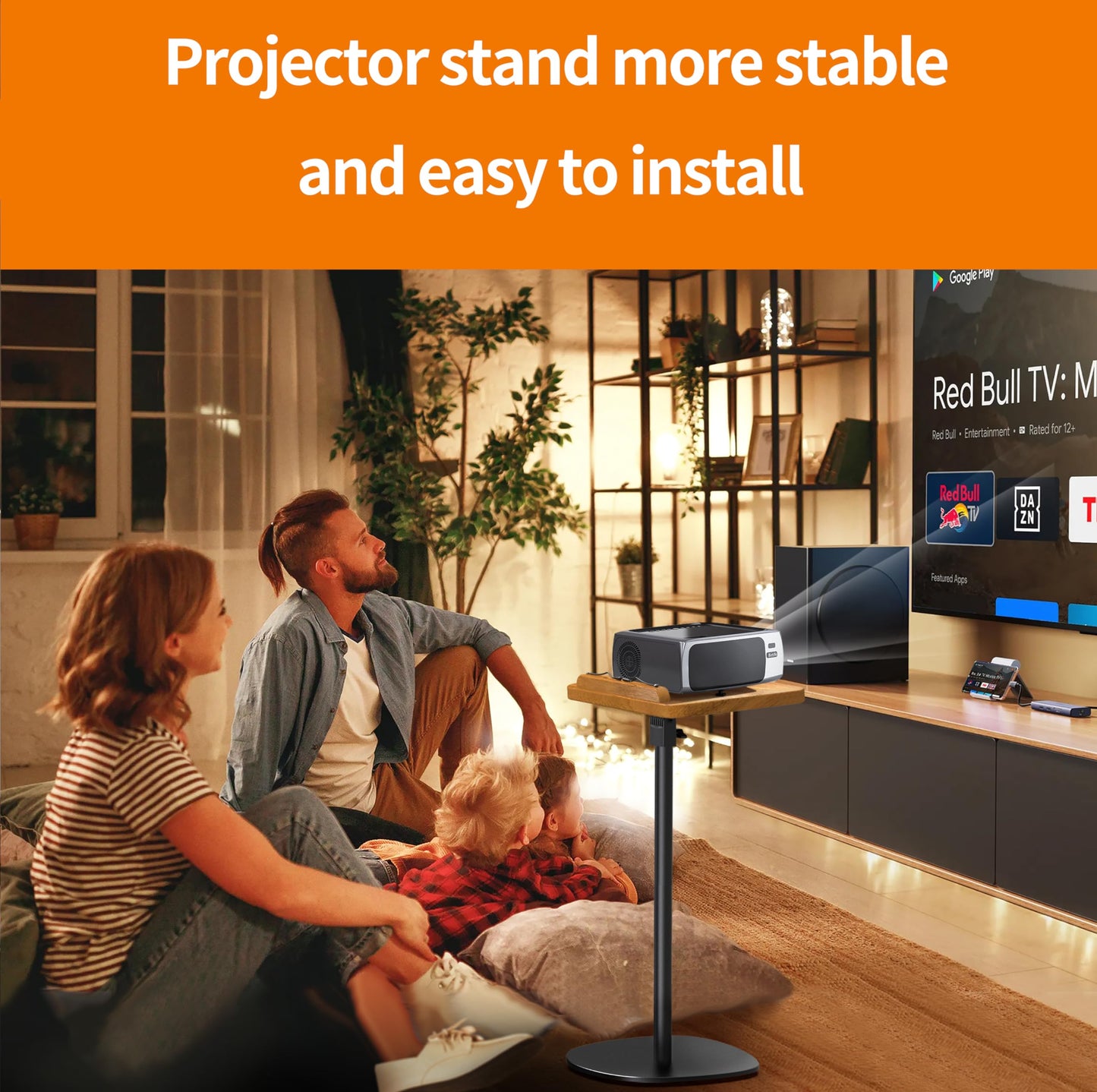 NAMON 2-in-1 Dual-use Floor & Desktop Book Stand, 100% Solid Wood, Height Adjustable from 16.5" to 51", Floor Reading Stand with Page Clip for Cookbooks, Sheet Music (Small - No Wheel - No T Tube)