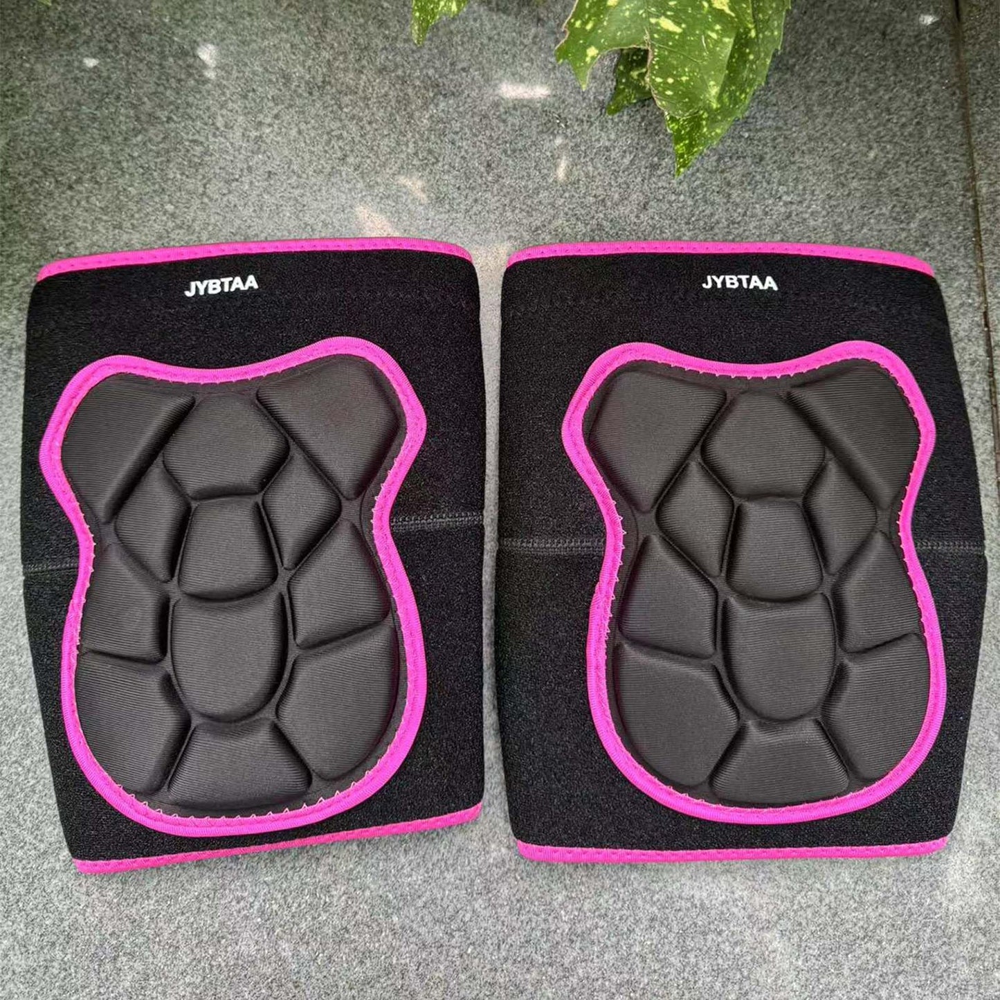 Men/Women Knee Pads, Garden Knee Cushion for Cleaning Floor, Waterproof Soft Knee Protector for Kneeling Crawling Work, Adjustable Flexible Foam Pad for Yard Tile Concrete for Worker, Rose Red L. (1 Pair)