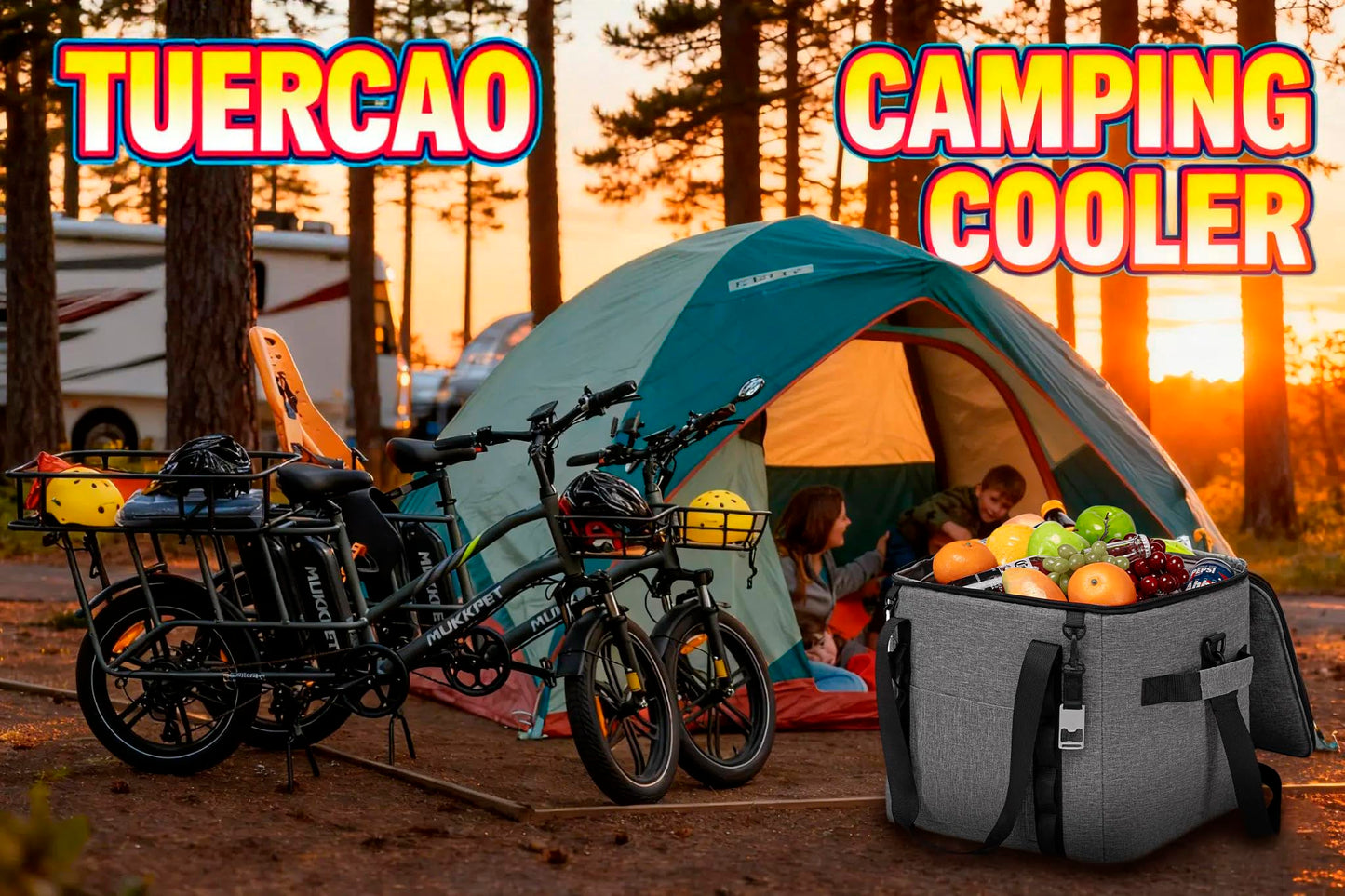 Insulated Soft Cooler Bag 12"x12"x12" Large Leakproof Soft Sided Ice Chest for Travel Beach Camping, 50 Cans Portable Cooler Box for Grocery Shopping, Road Trips, Light Grey