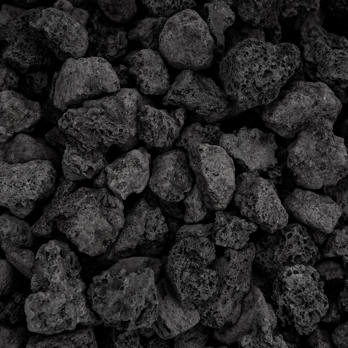 Mr. Fireglass Natural Lava Rock, 0.4"- 0.8" Small Volcanic Lava Rock for Indoor & Outdoor Fire Pits, Fireplaces, Fire Bowls & Fire Table, Decorative Garden Landscaping, Potted Plants -10 Pounds, Black