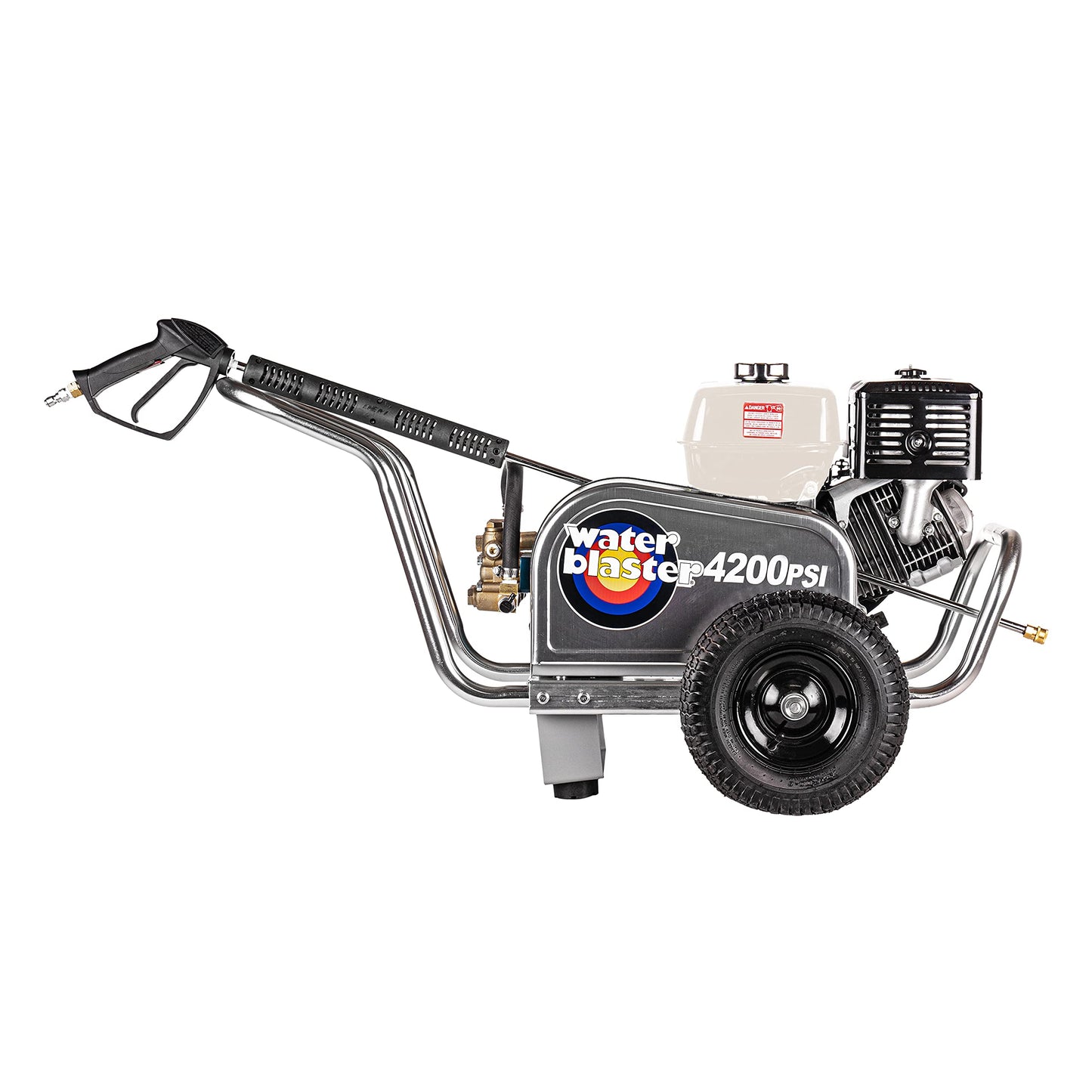 Simpson 4200 PSI Gas Pressure Washer, 4.0 GPM Commercial Power Washer, Honda Engine, 50' Hose, Aluminum Water Blaster Series, 49-State Compliant (ALWB60828)