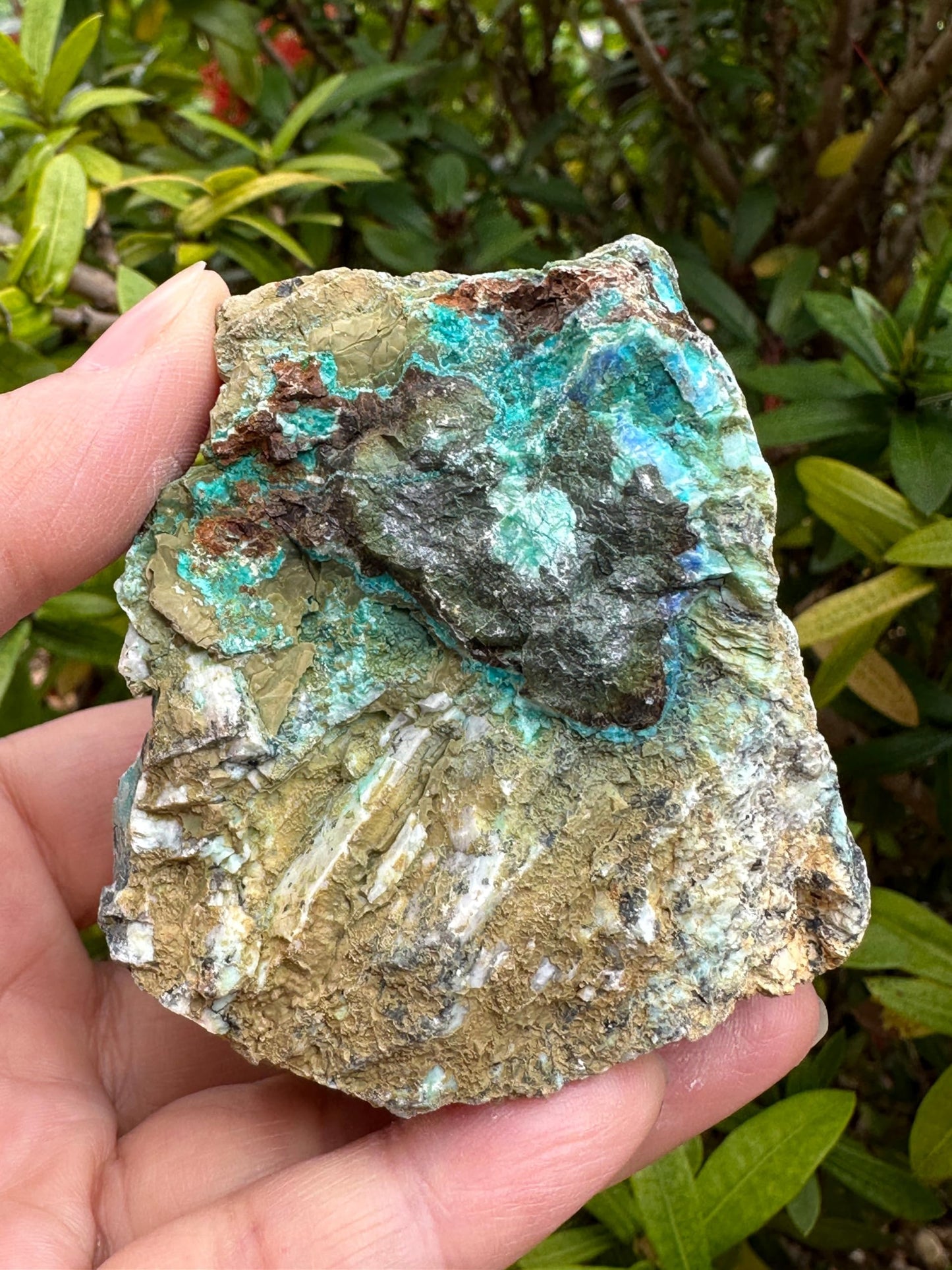 GAF TREASURES XL Raw Azurite, 3-4" Natural Rough Azurite Healing Crystal, 0.5-1 lb