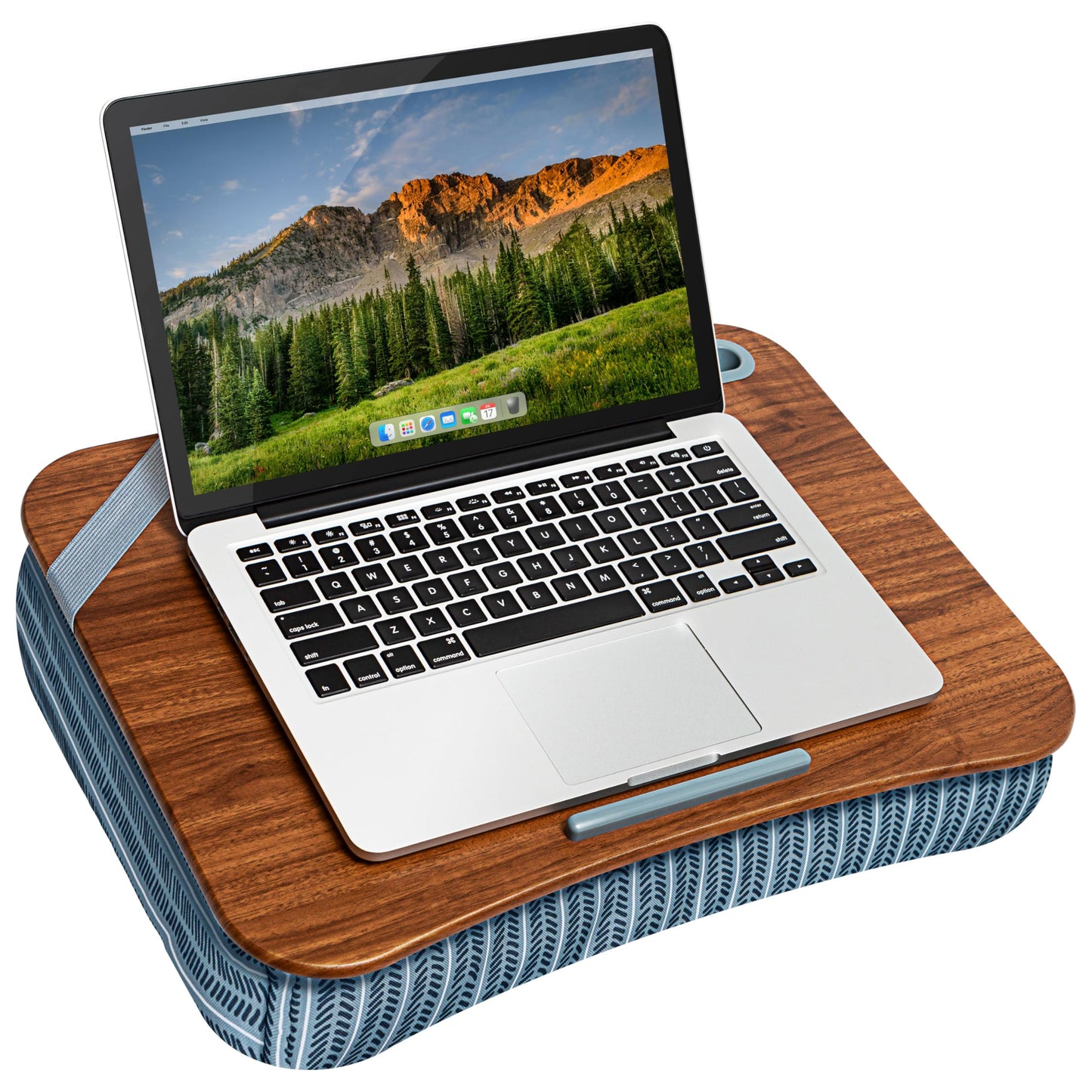 LAPGEAR Designer Lap Desk with Phone Holder and Device Ledge - Arrow Stripes - Fits up to 15.6 Inch Laptops - Style No. 45411
