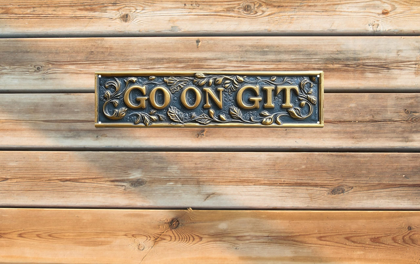Go On Git Street Sign Retro Funny Wall Decor Metal Tin Signs Fall Season Horror Theme Inappropriate Humor Bar Home College Dorm Decor 16x4 in