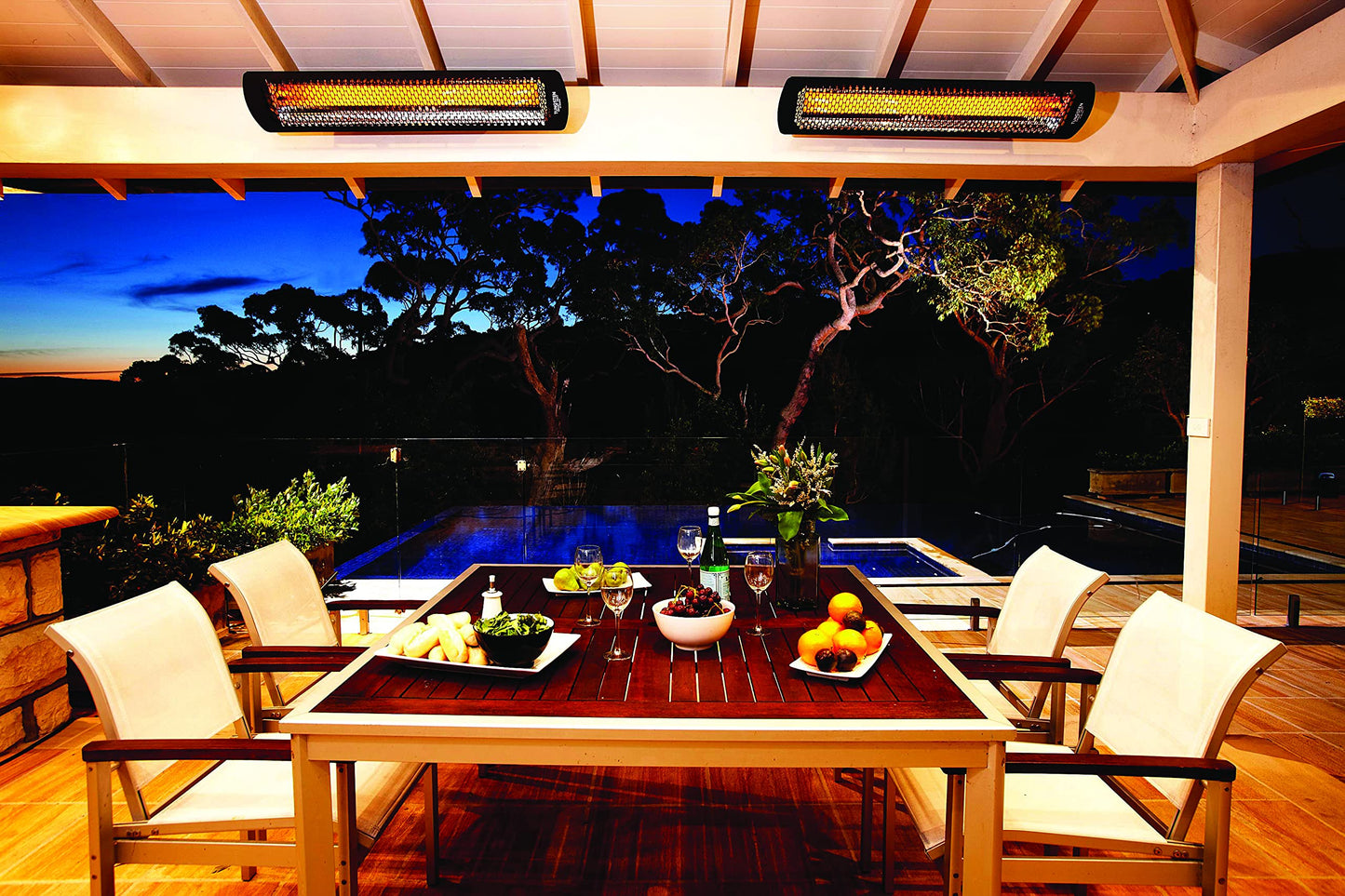 Bromic Tungsten Smart Heat 4000W Electric Patio Heater – Dual Element Infrared, 220V-240V, Black Finish – BH0420032