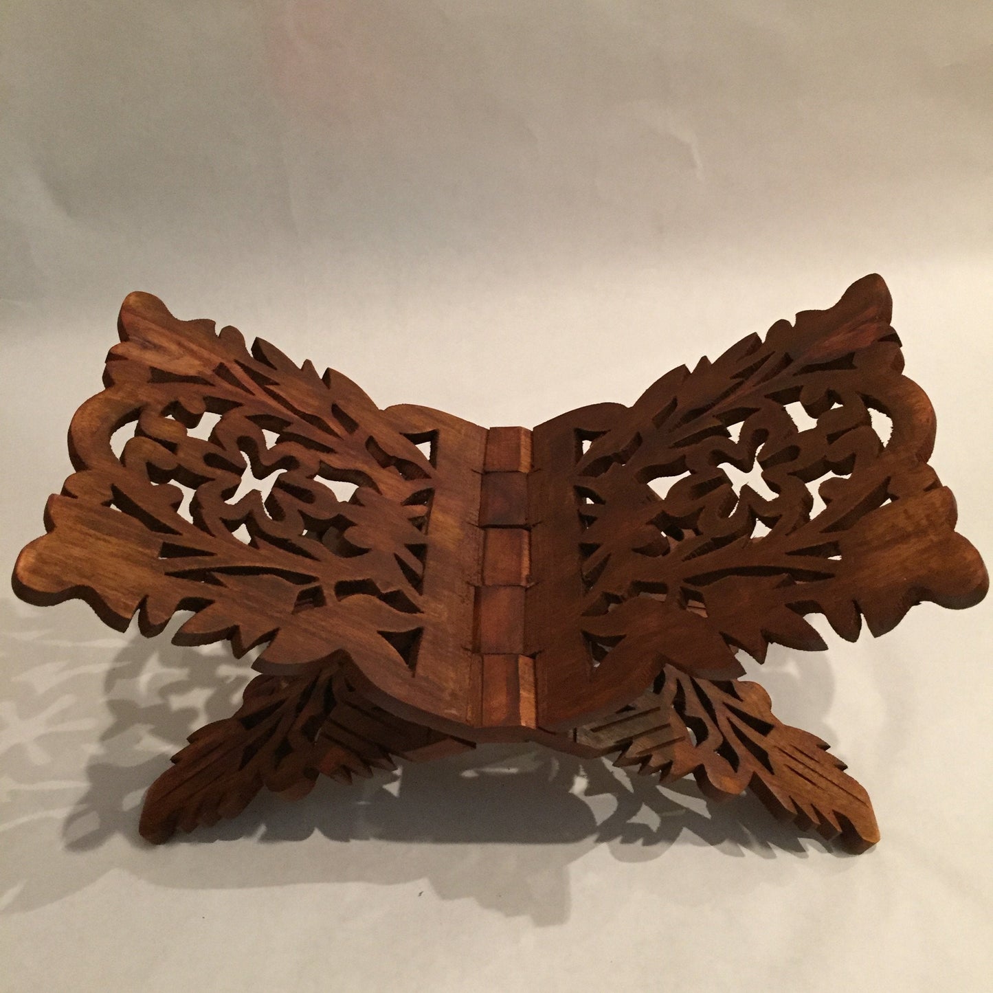 Prayer Book Holder Stand Unique Holidays Gift Rihal Rehal Rail Wooden Carved Gift 15.5"x7"