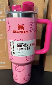 Pink Stanley Hello Kitty Quencher H2.0 Tumbler – 40oz Insulated Travel Mug