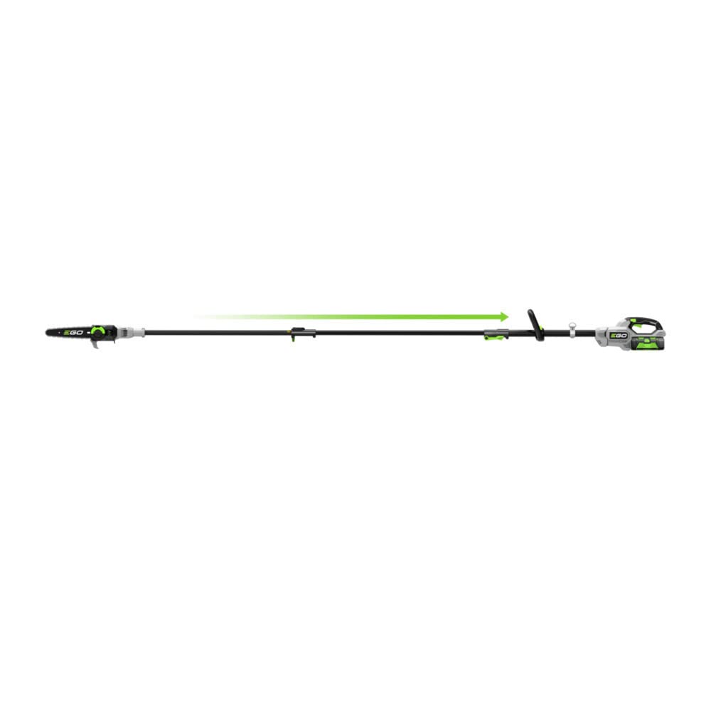 EGO Power+ Pole Saw for Tree Trimming, Cordless Electric Pole Saw with Telescopic LED Cut Line Indicator, Includes 56V 2.5Ah Battery and Charger - PS1001