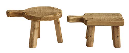 Creative Co-Op Fir Wood Pedestal