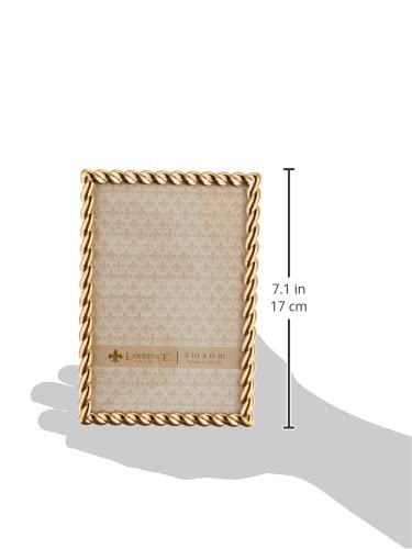 Lawrence Frames 4x6 Golden Rope Picture Frame (712046)
