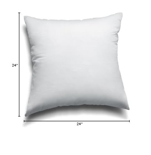 EDOW Throw Pillow Insert, Lightweight Soft Polyester Down Alternative Decorative Pillow, Sham Stuffer, Machine Washable. (Grey, 16x16)
