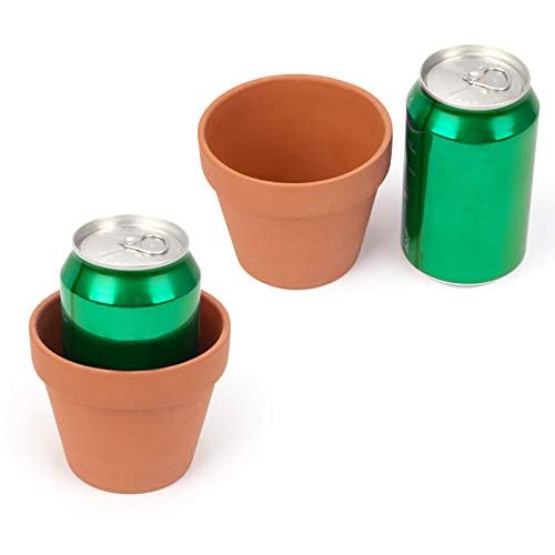 [26 Pack] 4" Planter Nursery Pots Clay Pots Terracotta Pot Clay Ceramic Pottery Planter Cactus Flower Pots Succulent Nursery Pots Garden Terra Cotta Pots with Drainage Hole (4")